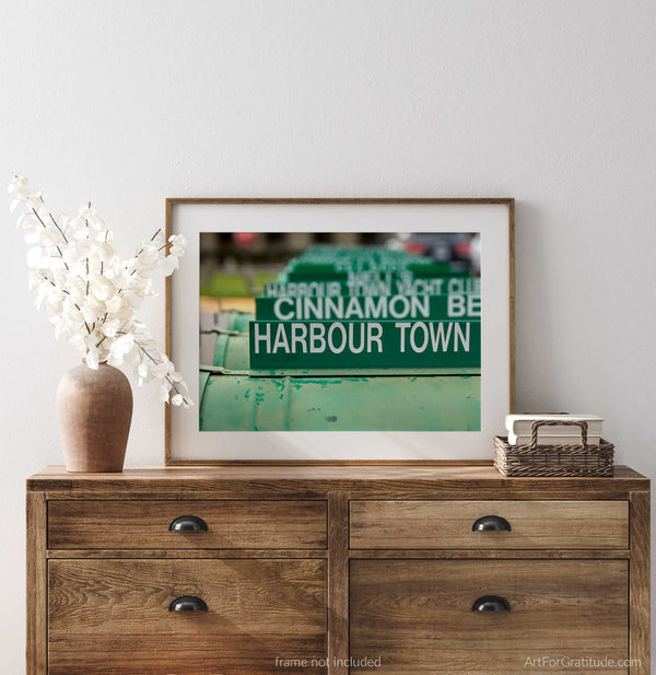 Harbour Town Mailbox Sign