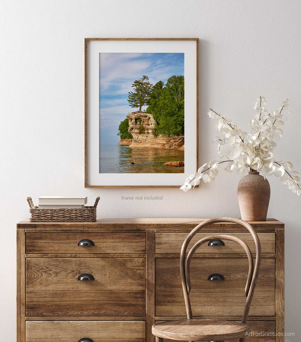 Chapel Rock, Pictured Rocks Michigan Fine Art Photography Print
