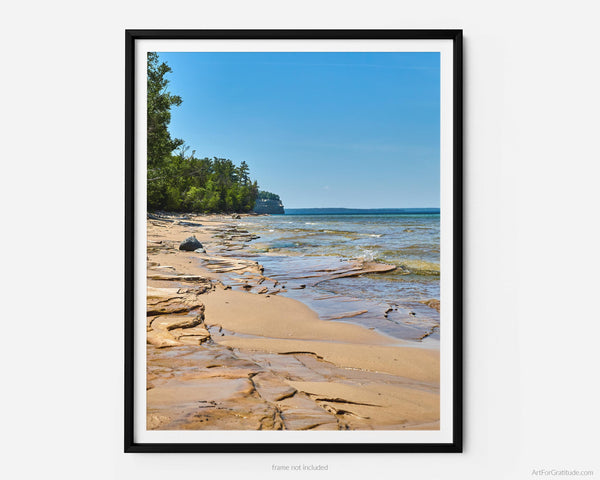 Mosquito Beach, Pictured Rocks Michigan Fine Art Photography Print