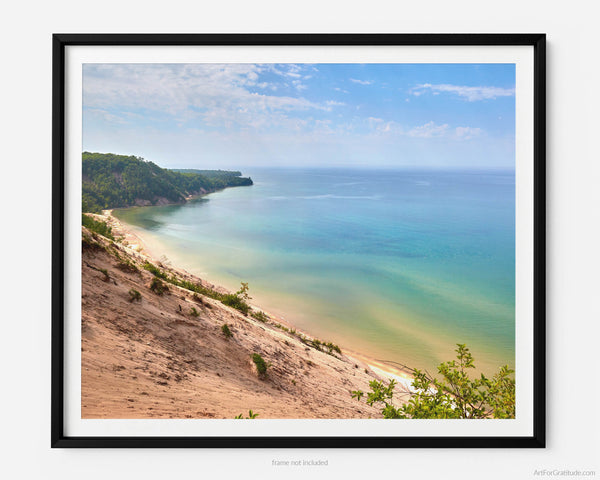 Log Slide Overlook, Pictured Rocks Michigan Fine Art Photography Print