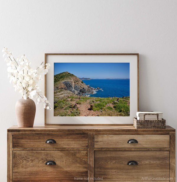 Ram Head Peak On Ram's Head Trail, St. John USVI Fine Art Photography Print