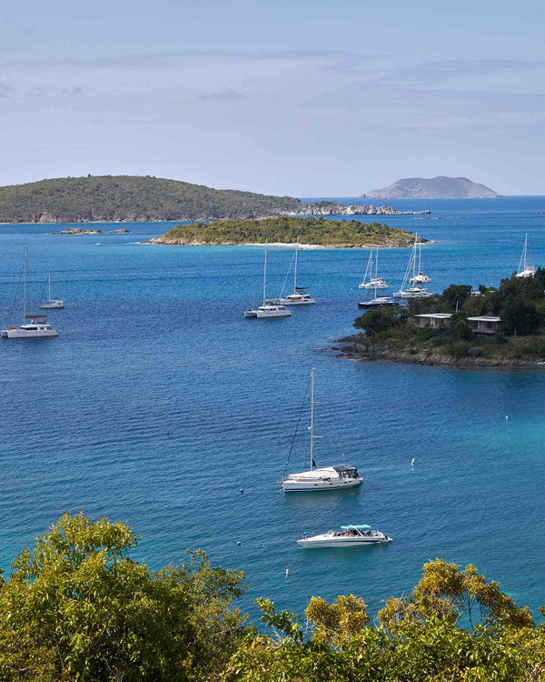 Caneel Bay Sailboats, St. John USVI Fine Art Photography Print