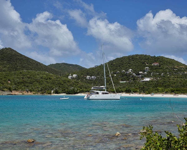 Salt Pond Beach Sailboat, St. John USVI Photography Print