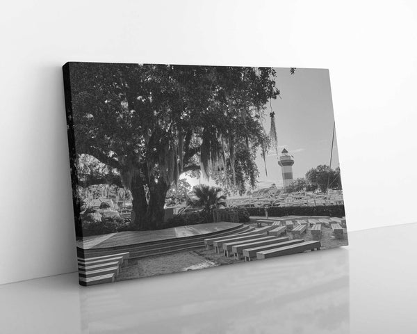 Harbor Town Lighthouse At Sunset,  Hilton Head Island Fine Art Canvas Print, Hilton Head Wall Art, Hilton Head Print