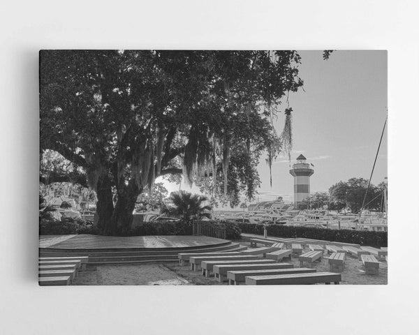 Harbor Town Lighthouse At Sunset,  Hilton Head Island Fine Art Canvas Print, Hilton Head Wall Art, Hilton Head Print