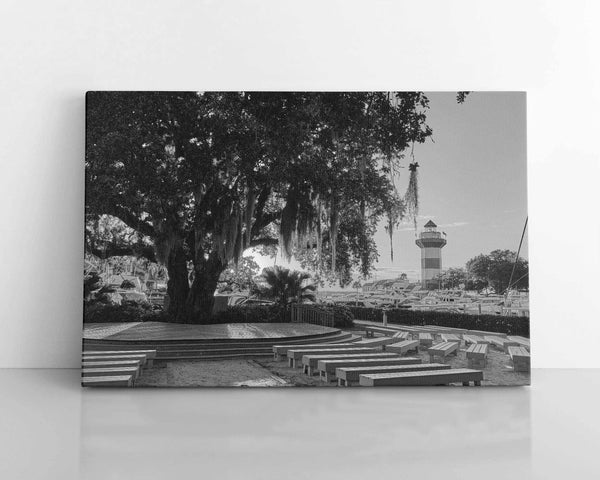 Harbor Town Lighthouse At Sunset,  Hilton Head Island Fine Art Canvas Print, Hilton Head Wall Art, Hilton Head Print