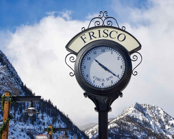 Frisco Clock on Main Street