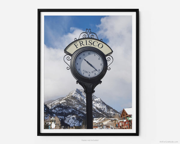 Frisco Clock on Main Street