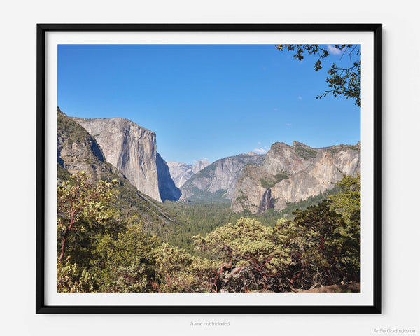 Yosemite Valley from Inspiration/Artist Point, Yosemite Fine Art Photography Print