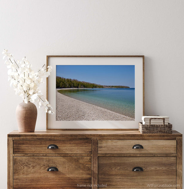 Schoolhouse Beach, Door County Wisconsin Fine Art Photography Print