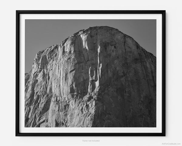 El Capitan, Yosemite Black And White Fine Art Photography Print