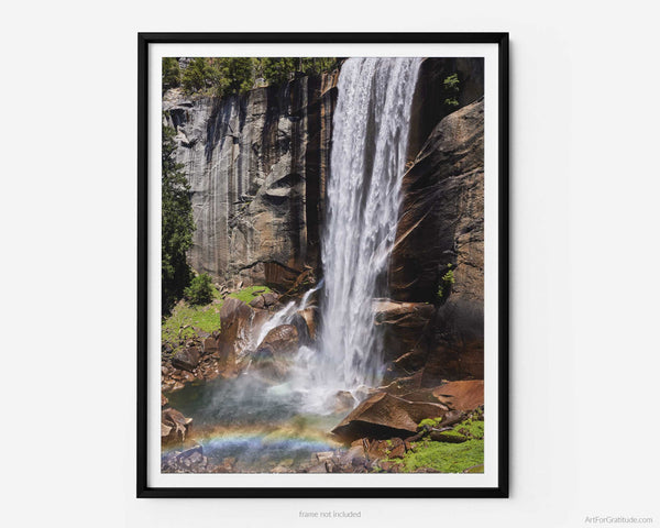 Vernal Falls On The Mist Trail, Yosemite Fine Art Photography Print