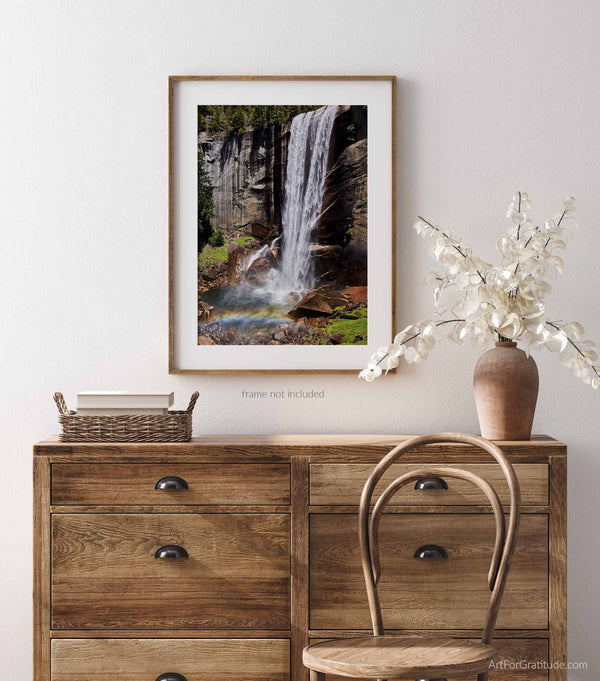 Vernal Falls On The Mist Trail, Yosemite Fine Art Photography Print