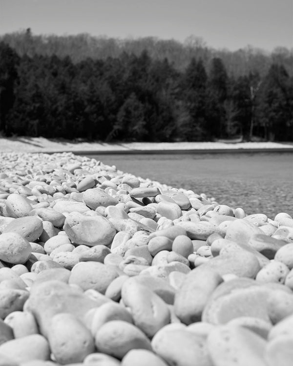 Schoolhouse Beach, Door County Black & White Fine Art Photography Print