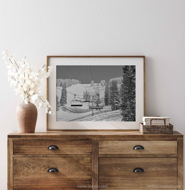 View Off Game Creek Express Lift