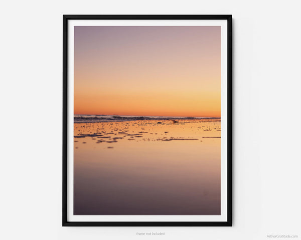 Calm Ocean Sunset at Palmetto Dunes