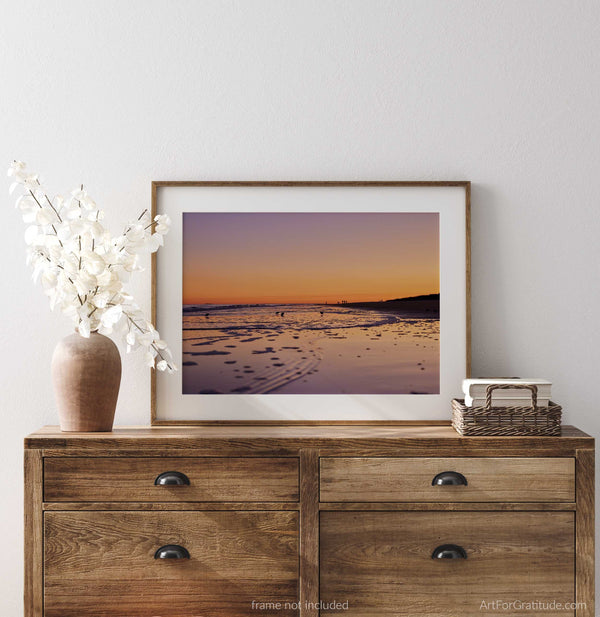 Calm Ocean Sunset at Palmetto Dunes