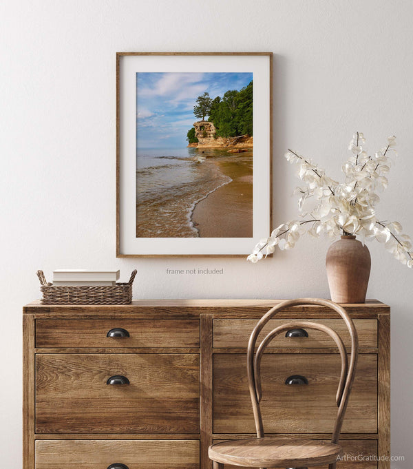 Chapel Rock, Pictured Rocks Michigan Fine Art Photography Print