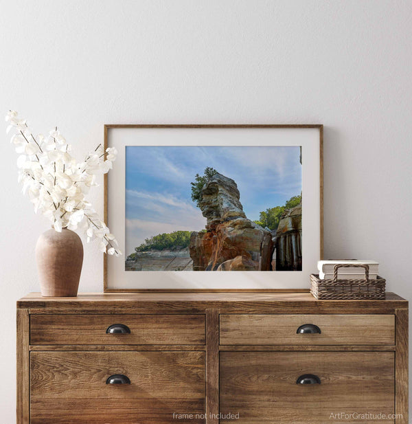Kissing Rock, Pictured Rocks Michigan Fine Art Photography Print