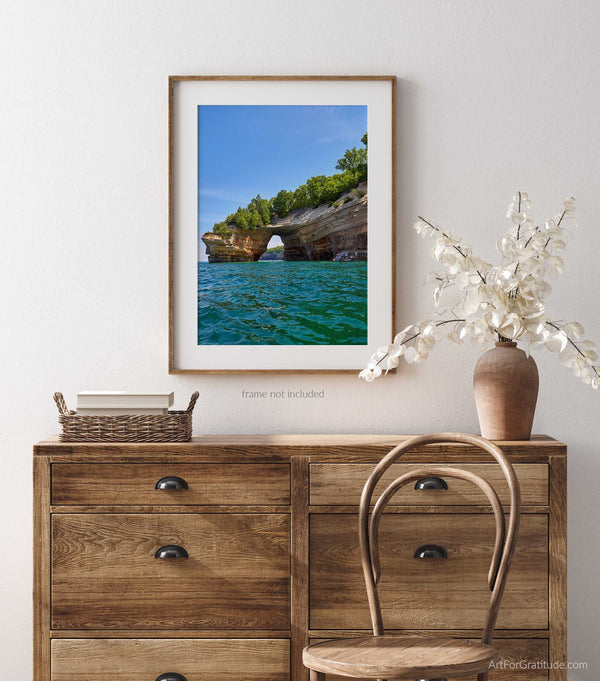 Lover's Leap, Pictured Rocks Michigan Fine Art Photography Print