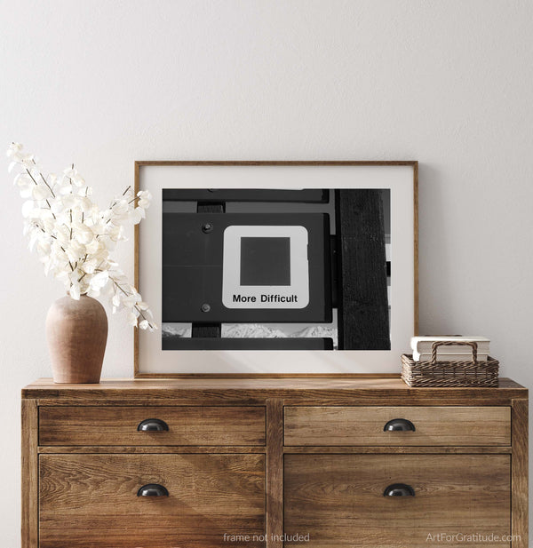 Blue Ski Hill (Trail) Sign