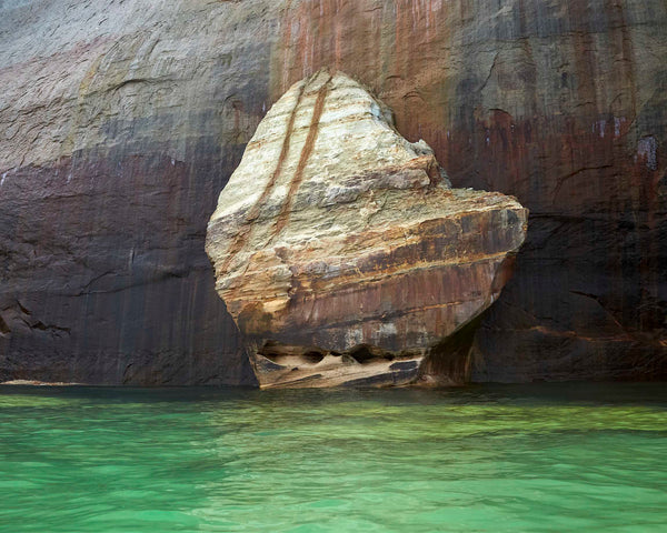 Mitten Rock, Pictured Rocks Michigan Fine Art Photography Print