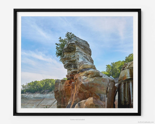 Kissing Rock, Pictured Rocks Michigan Fine Art Photography Print