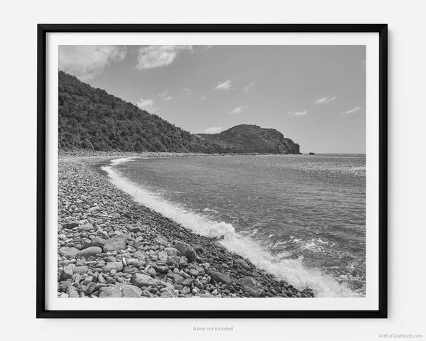 Blue Cobblestone Beach, St. John USVI