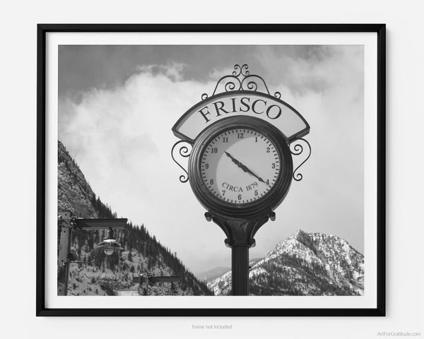 Frisco Clock on Main Street