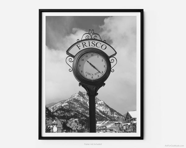 Frisco Clock on Main Street