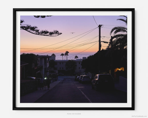 Coast Boulevard & Eads Avenue at Sunset