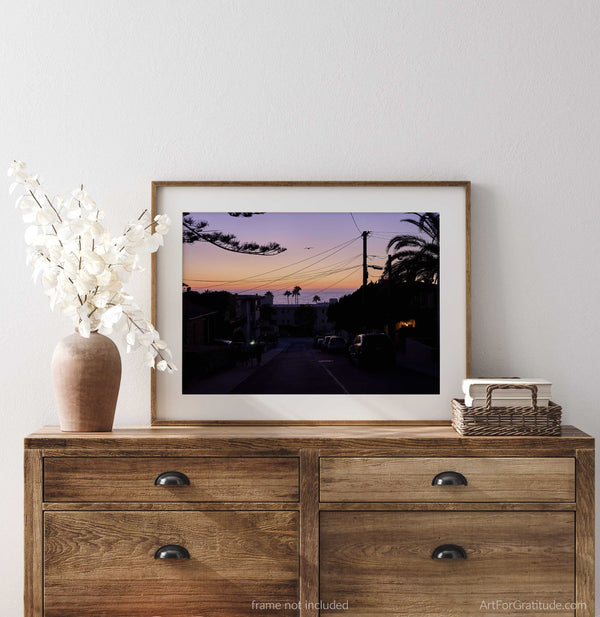 Coast Boulevard & Eads Avenue at Sunset