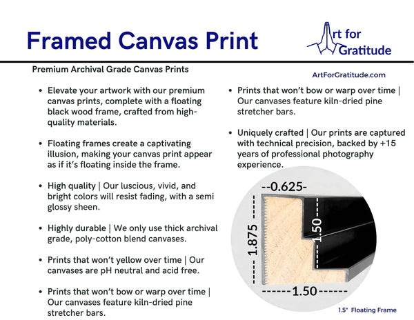 Legendary Back Bowls Sign at Vail Ski Resort, Framed Canvas Print with Floating Frame