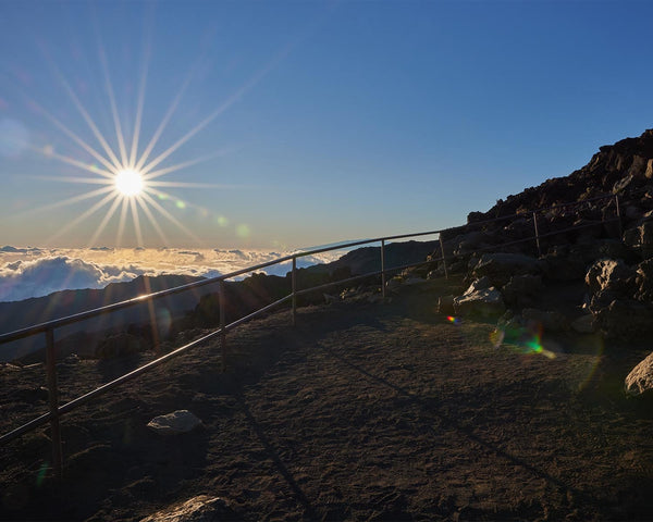 Haleakalā Summit At Sunrise Near Vistor Center, Haleakalā National Park Fine Art Photography Print, In Maui Hawaii