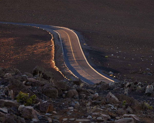 Crater Road At Haleakalā Summit At Sunrise, Haleakalā National Park Fine Art Photography Print, In Maui Hawaii