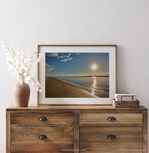 A picture of South Beach At Sunset, A Hilton Head Island Fine Art Photography Print. Perfect for wall art.