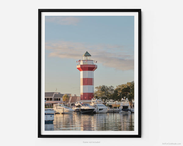 Harbor Town Lighthouse, Hilton Head Island Fine Art Photography Print