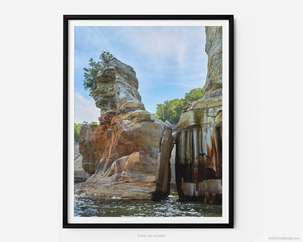 Kissing Rock, Pictured Rocks Michigan Fine Art Photography Print