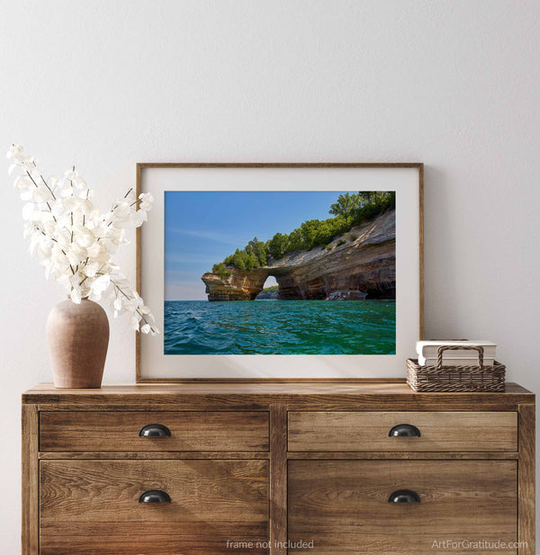 Lover's Leap, Pictured Rocks Michigan Fine Art Photography Print