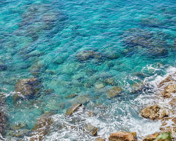 Clear Blue Caribbean Ocean, St. John USVI Fine Art Photography Print,