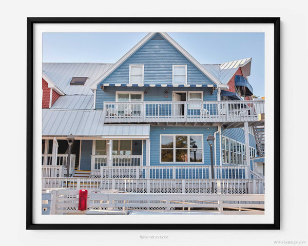 South Beach Marina Near Salty Dog Cafe In Sea Pines, Hilton Head Island Fine Art Photography Print