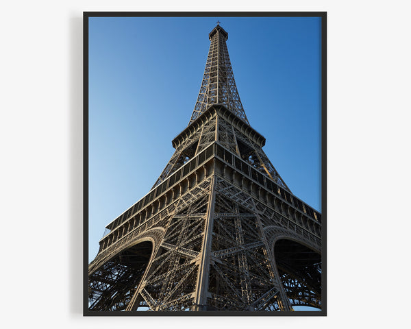 Eiffel Tower Low Angle, Paris France Fine Art Photography Print