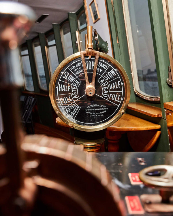 Engine Order Telegraph on Abegweit Boat, Chicago Illinois Fine Art Photography Print