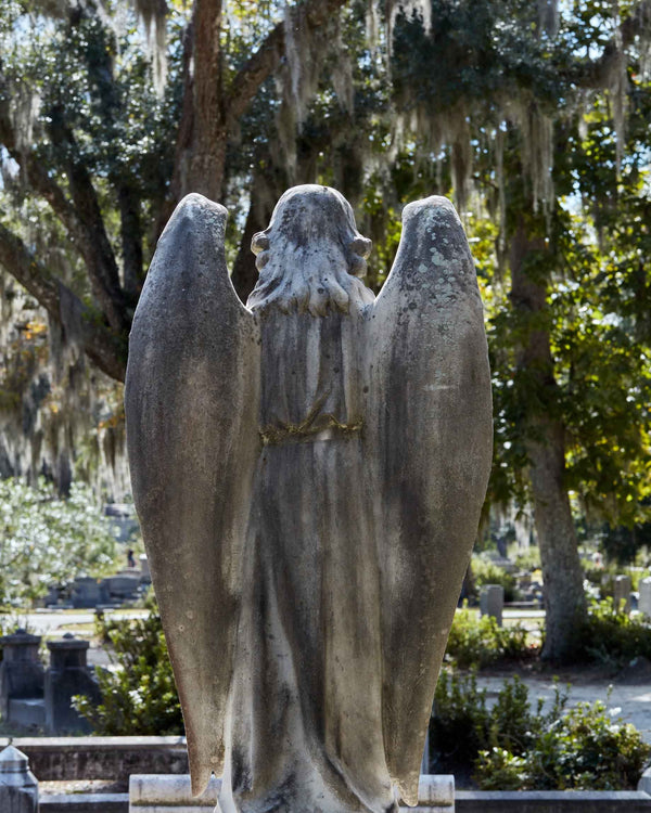 Angel Statue At Bonaventure Cemetery