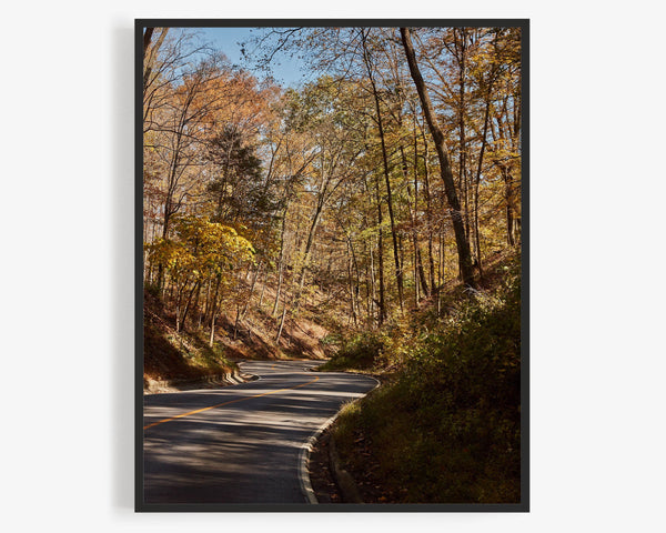 Fall On Spooky Hollow Road, Cincinnati Fine Art Photography Print