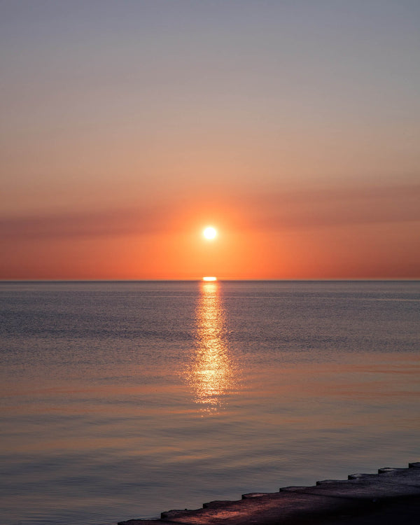 Sunrise On Lake Michigan, Chicago Illinois Fine Art Photography Print