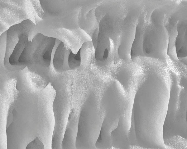 Frozen Ice Fine Art, St. Joseph Michigan Black And White Fine Art Photography Print