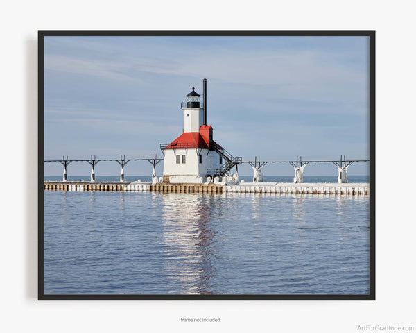North Pier Lighthouse, St. Joseph Michigan Fine Art Photography Print