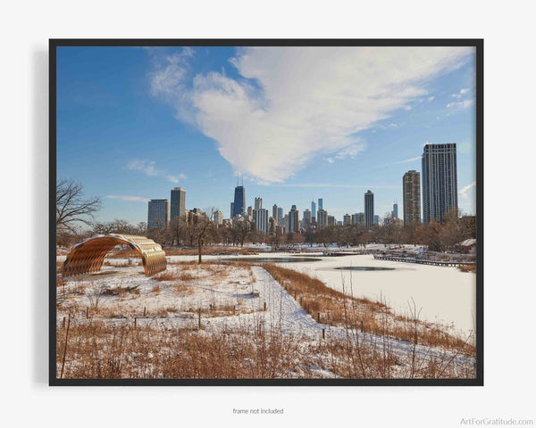 Lincoln Park Nature Boardwalk, Chicago Illinois Fine Art Photography Print