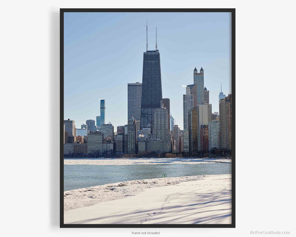 Chicago Gold Coast On Lake Michigan, Chicago Illinois Fine Art Photography Print